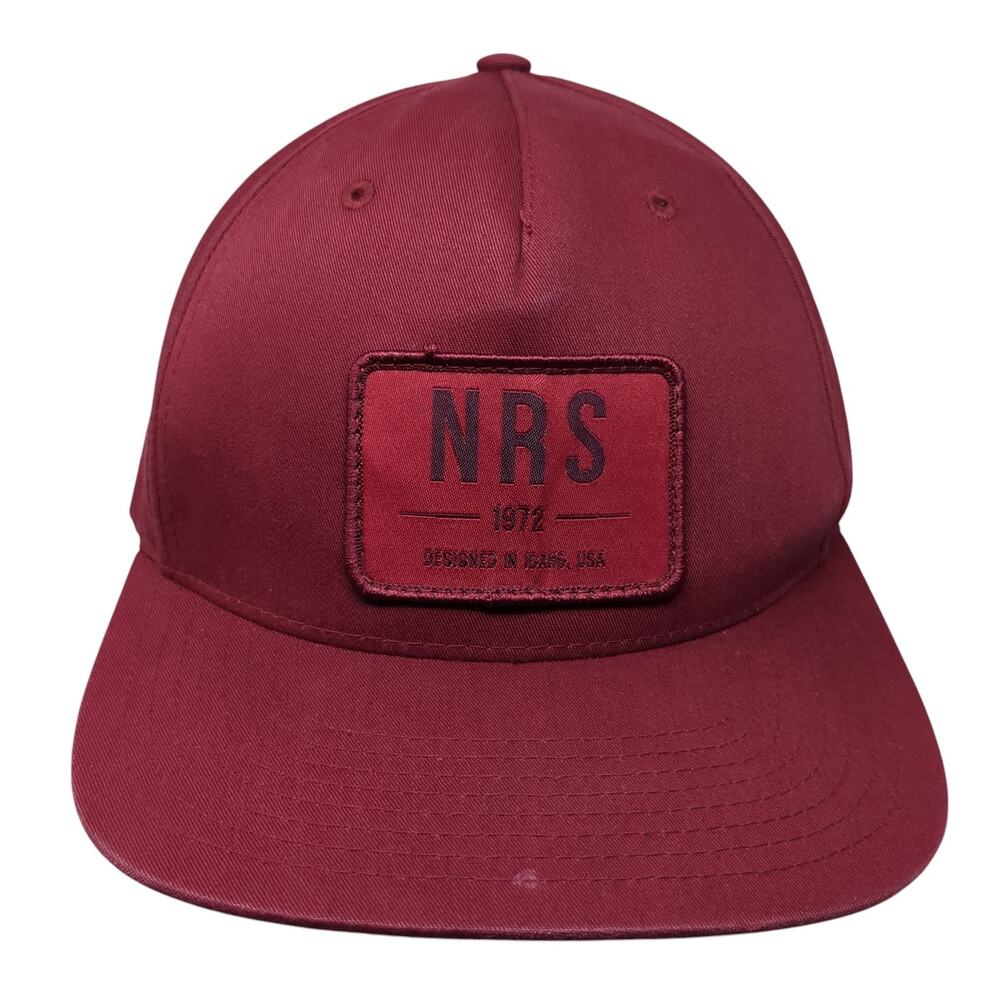NRS 1972 Designed in Idaho USA Snapback Hat Red One Size Adjustable 6 Panel